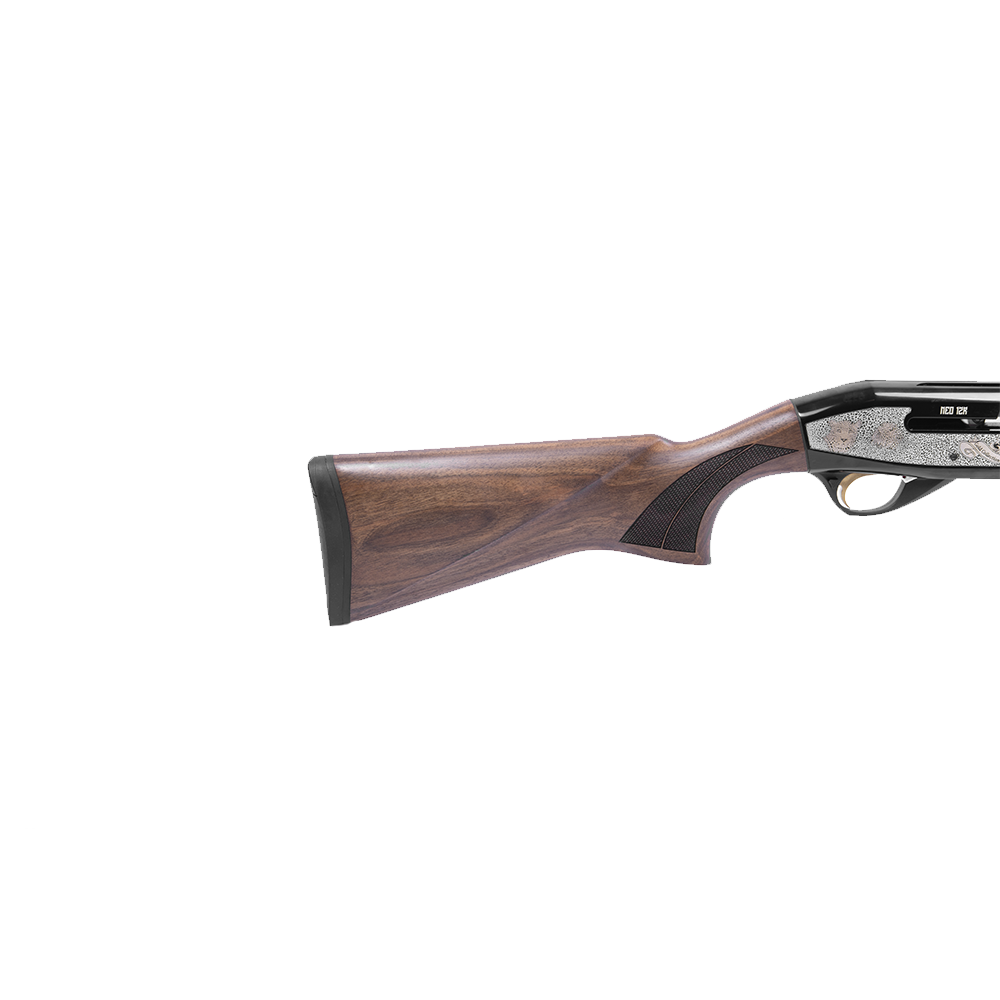 Ружье ATA Neo12 R Panthera (ручн.гравировка пантеры, травление, орех 2,5 класса, внешн.чоки, кейс). Фото №4