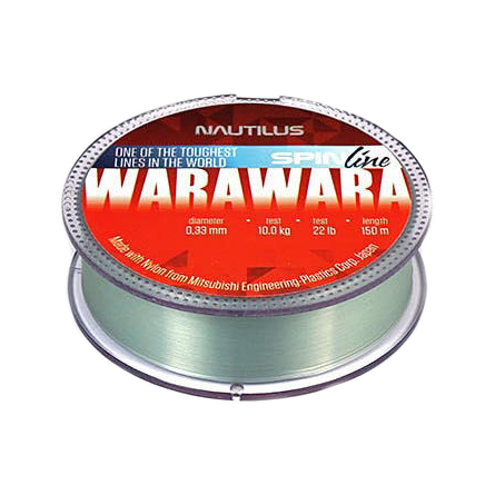 Леска Nautilus WaraWara 150м d-0.35мм 11.4кг. Фото №2