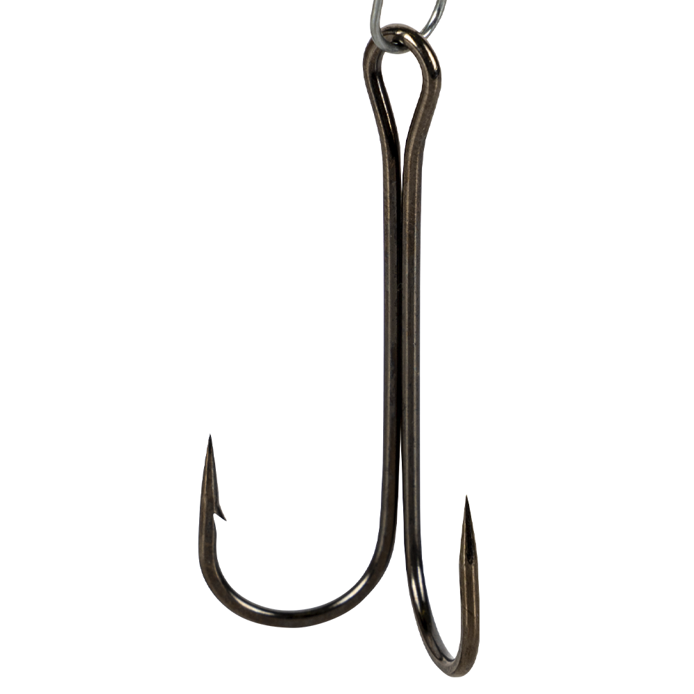 Крючок двойник с длинным цевьем S2004 №2/0 (1шт). Фото №2