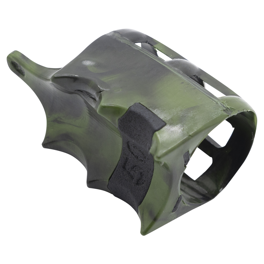 Груз-кормушка пластиковая X-FEEDER PL CAMO RIVER CAGE M 050 г (40 мл, цвет камо, сетка). Фото №4