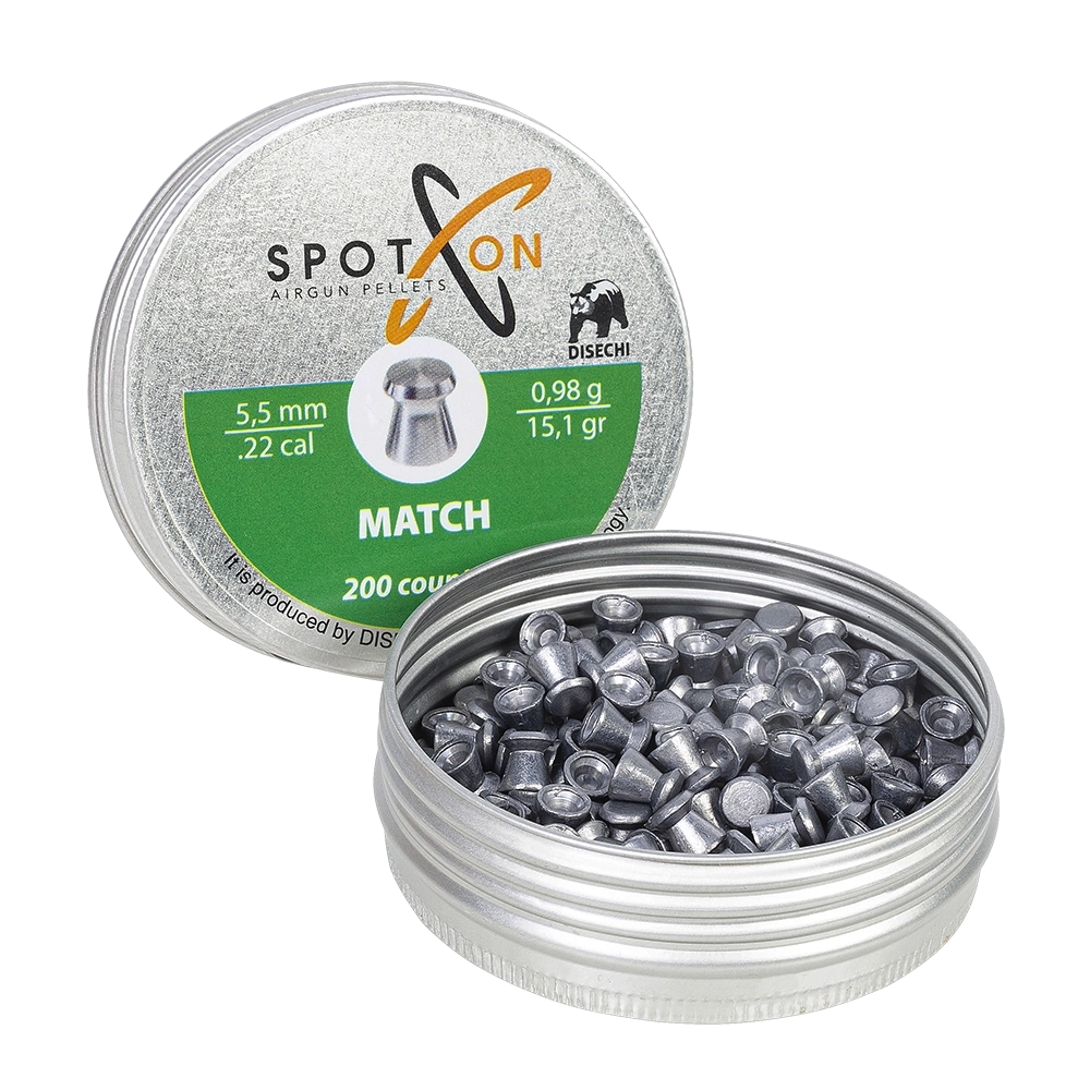 Пуля пневматическая SPOTON Match 5,5 мм, 0,98 гр. (200 шт). Фото №3 Пуля пневматическая SPOTON Match 5,5 мм, 0,98 гр. (200 шт). Фото №3