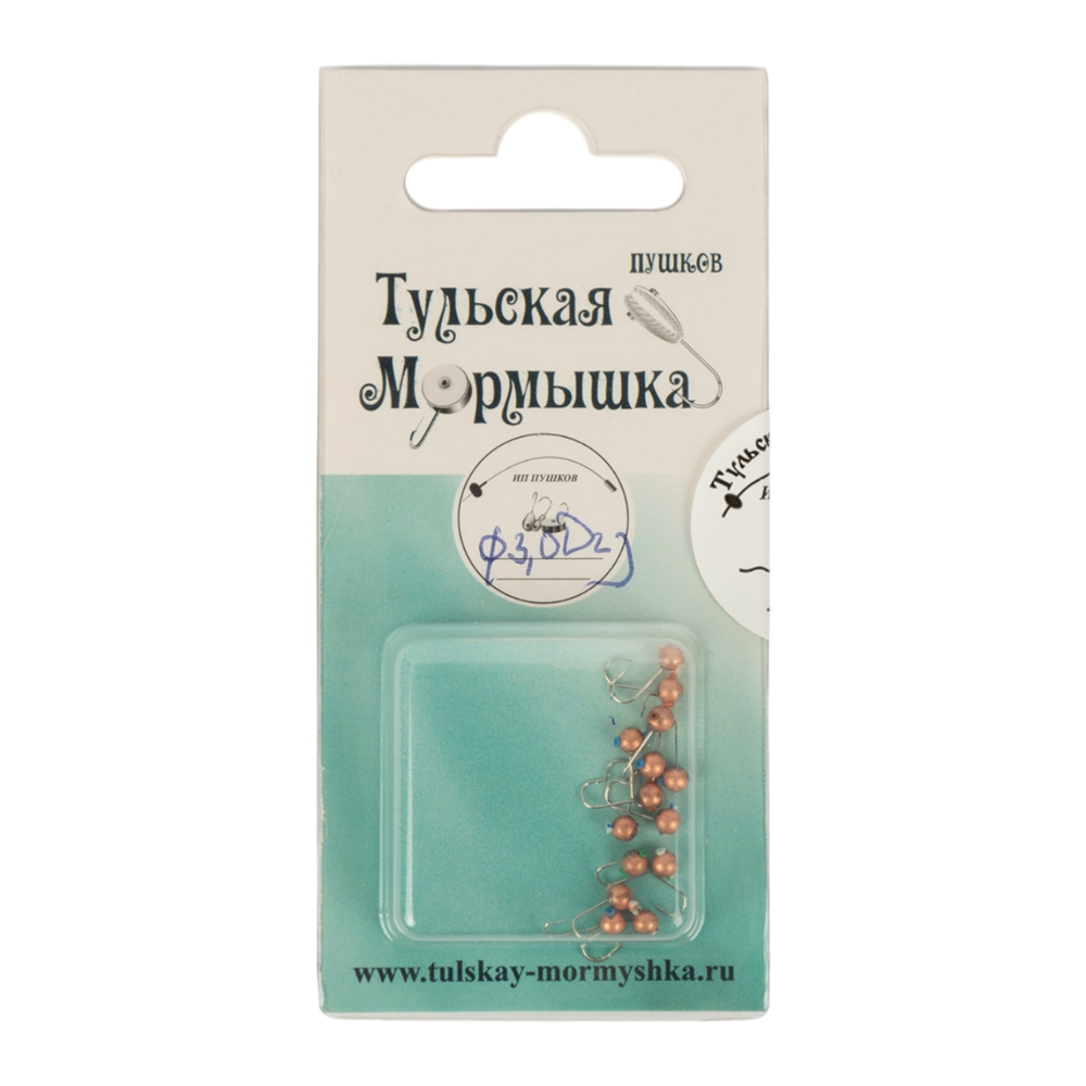 Мормышка вольфрамовая Дробинка d3,0 вес 0,25гр, цвет (медь), упак. 10шт. Фото №1 Мормышка вольфрамовая Дробинка d3,0 вес 0,25гр, цвет (медь), упак. 10шт. Фото №1