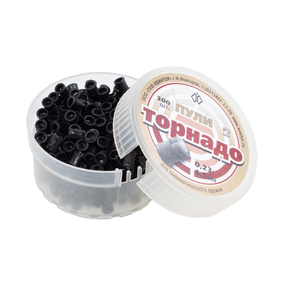 Пуля пневматическая "Торнадо" калибр 4,5мм (300 шт.) (100 в упаковке). Фото №2 Пуля пневматическая "Торнадо" калибр 4,5мм (300 шт.) (100 в упаковке). Фото №2