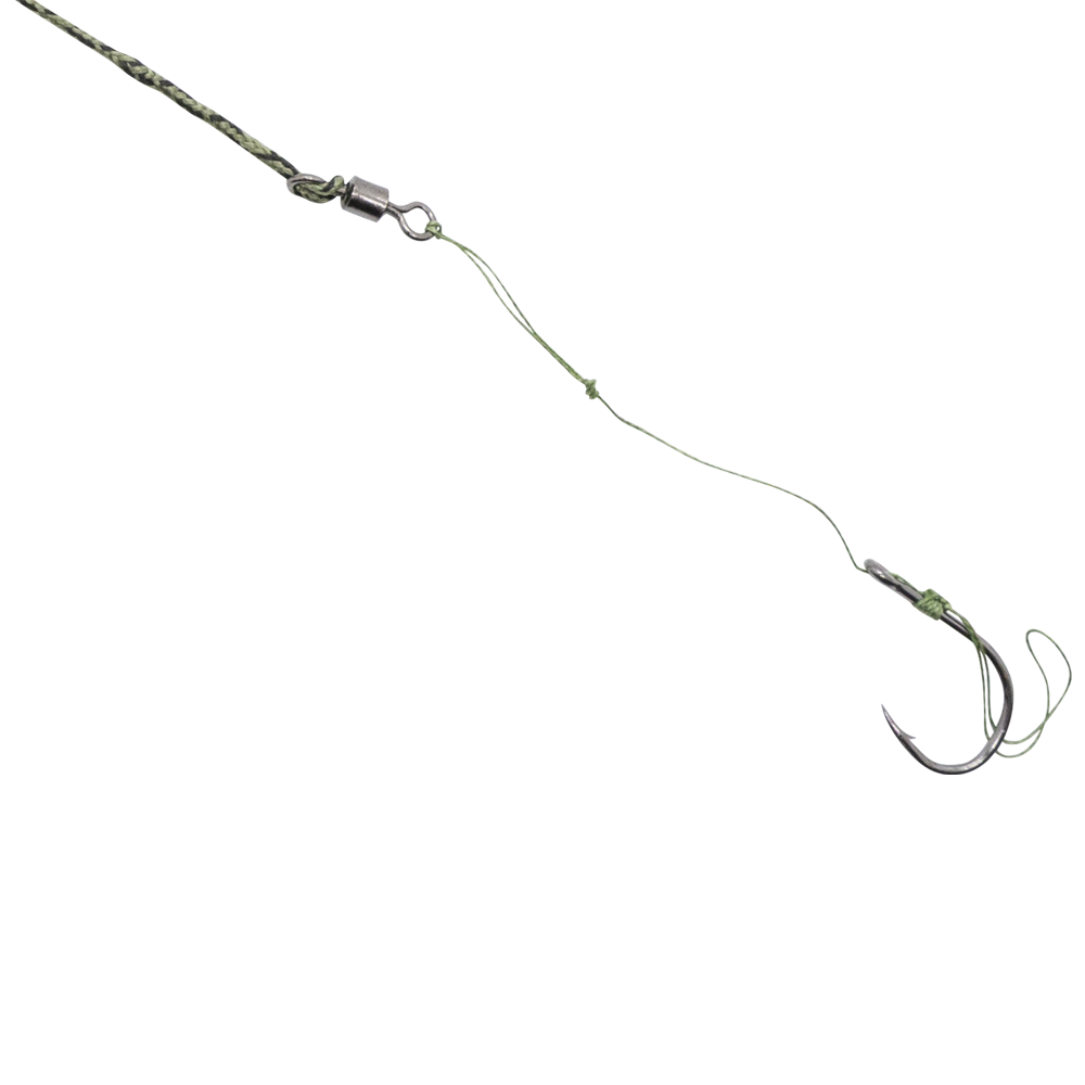 Монтаж фидерный X-FEEDER PL FLAT MIDI 050 г (лидкор, 1 крючок с волосом). Фото №3