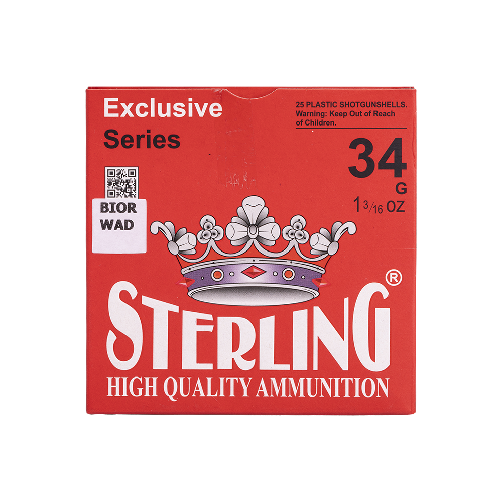 Патрон STERLING 12/70 Bior №3 34 гр. (в пачке 25 шт.). Фото №5