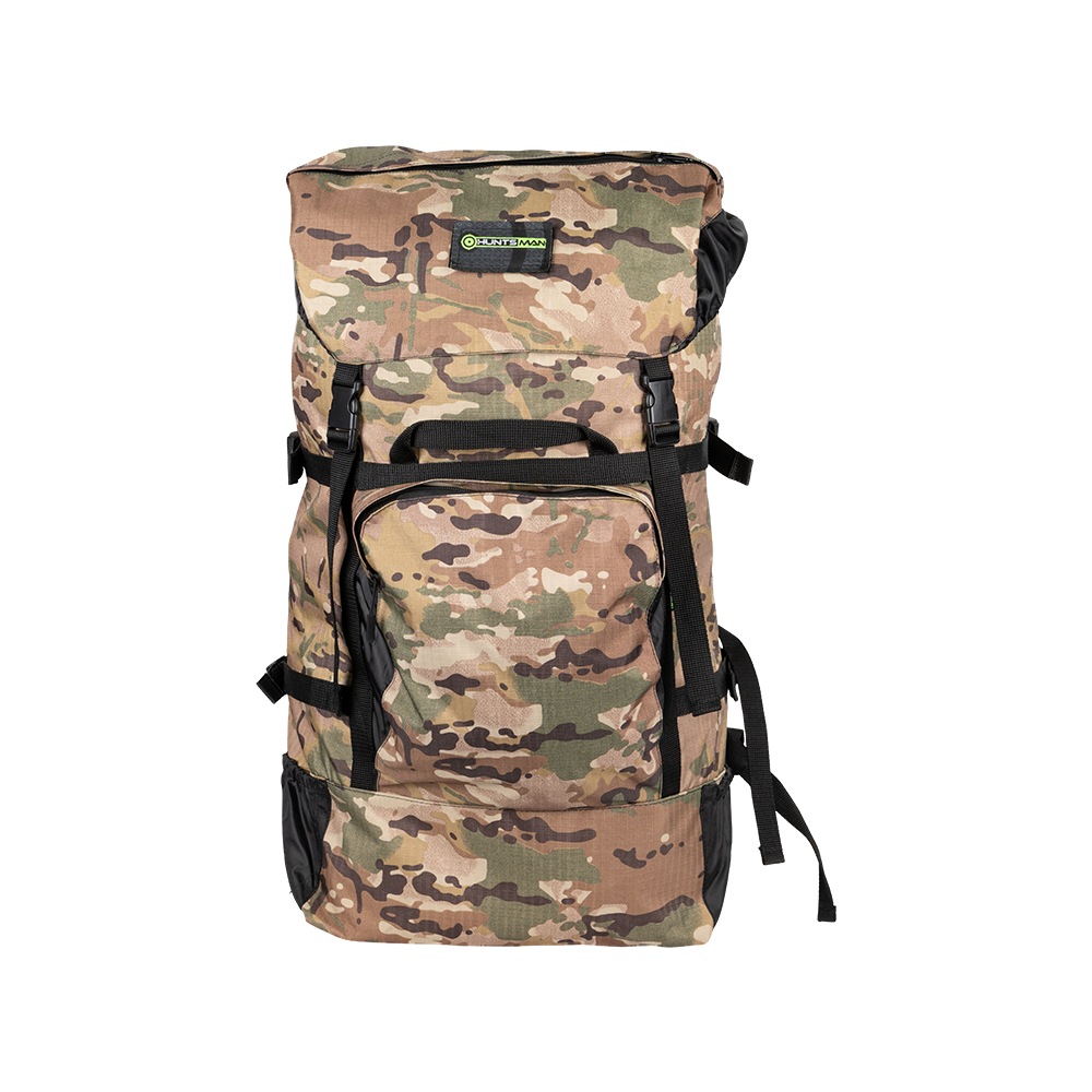 Рюкзак Huntsman Кодар ткань Оксфорд/Рип-Стоп PVC цвет Мультикам (Объем 70 л). Фото №1