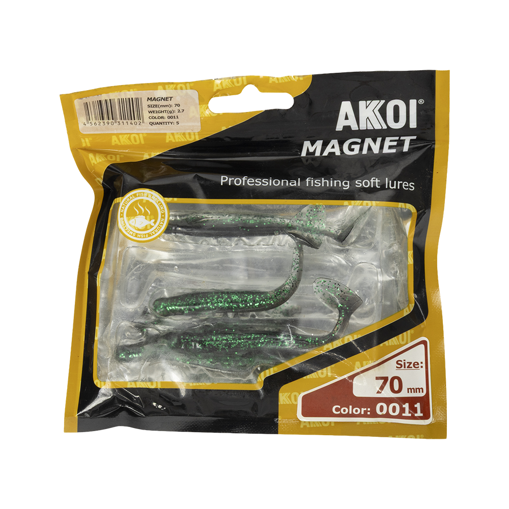 Приманка AKKOI Magnet (виброхвост) 70 11 (уп. 5/8шт). Фото №1 Приманка AKKOI Magnet (виброхвост) 70 11 (уп. 5/8шт). Фото №1