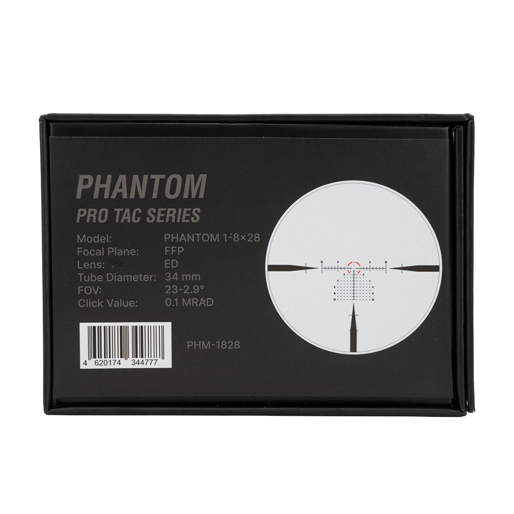 Прицел оптический REMINGTON PHANTOM 1-8x28 ED FFP IR 34мм 0.1 MRAD. Фото №19 Прицел оптический REMINGTON PHANTOM 1-8x28 ED FFP IR 34мм 0.1 MRAD. Фото №19