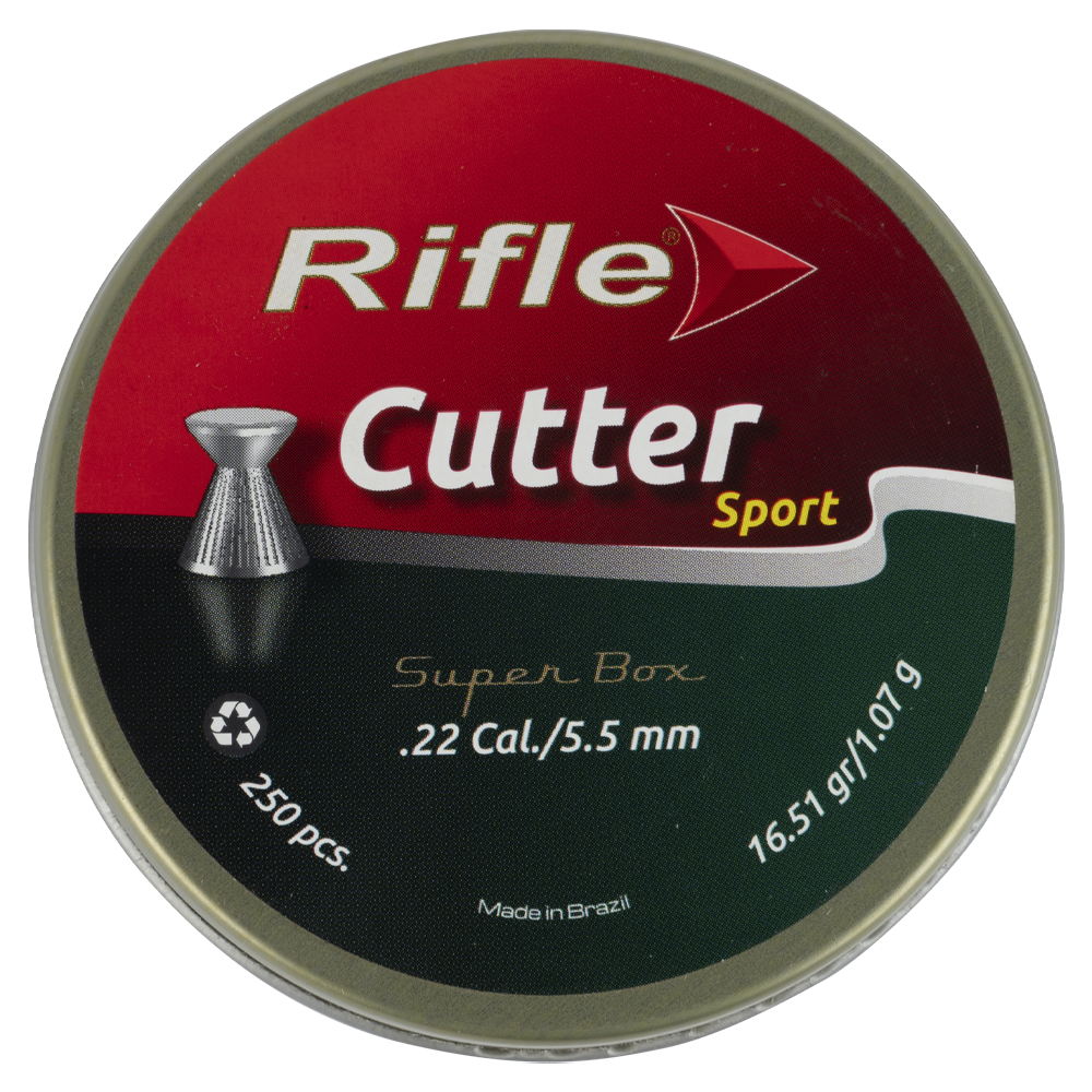 Пуля пневматическая RIFLE Field Series Cutter 5,5 мм. 1,07 гр. (250 шт. в банке). Фото №1
