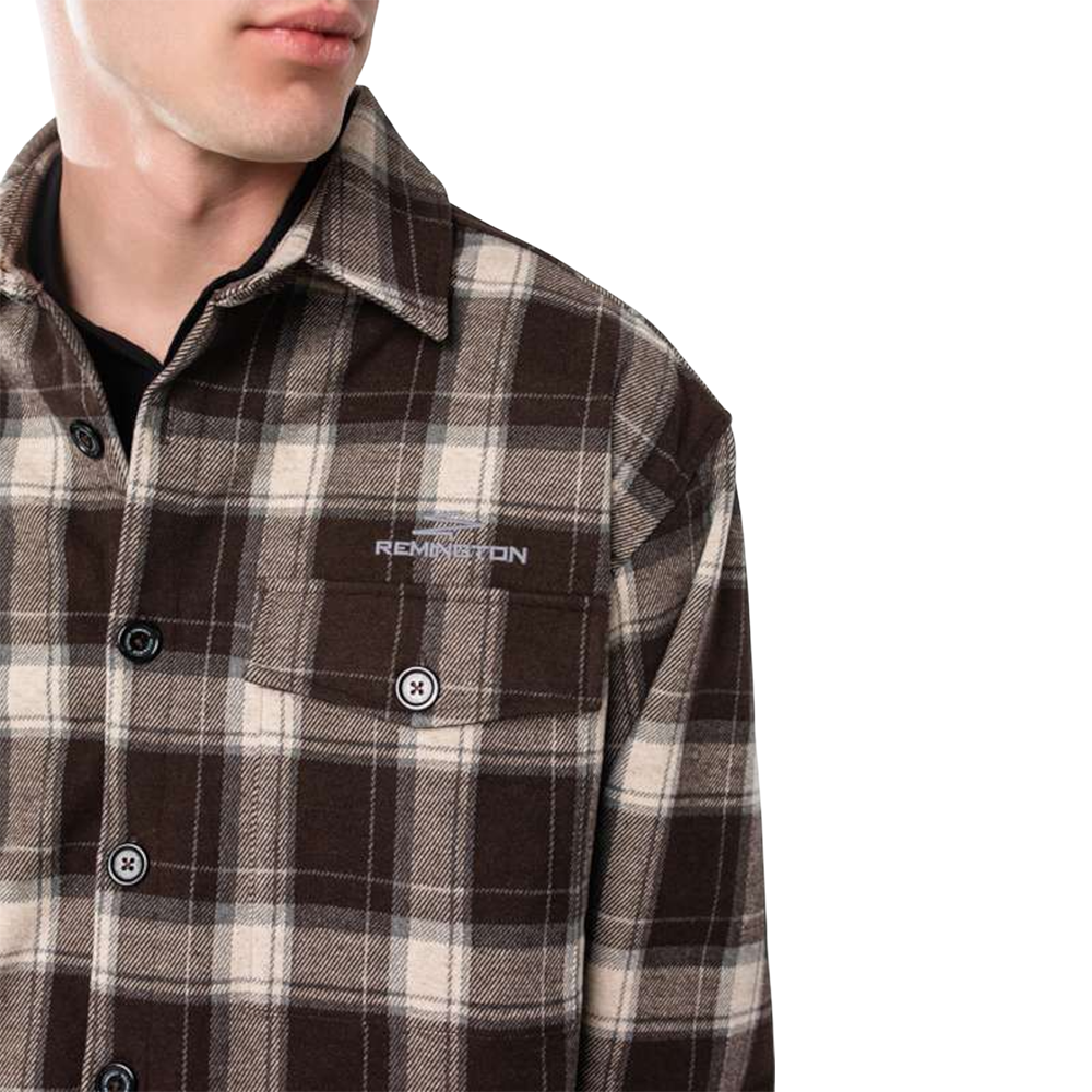 Рубашка мужская Remington Cell Burgundy р. L/XL. Фото №2