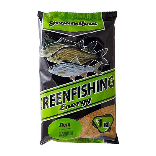 Прикормка Greenfishing "Energy" 1 кг. Лещ . Фото №2