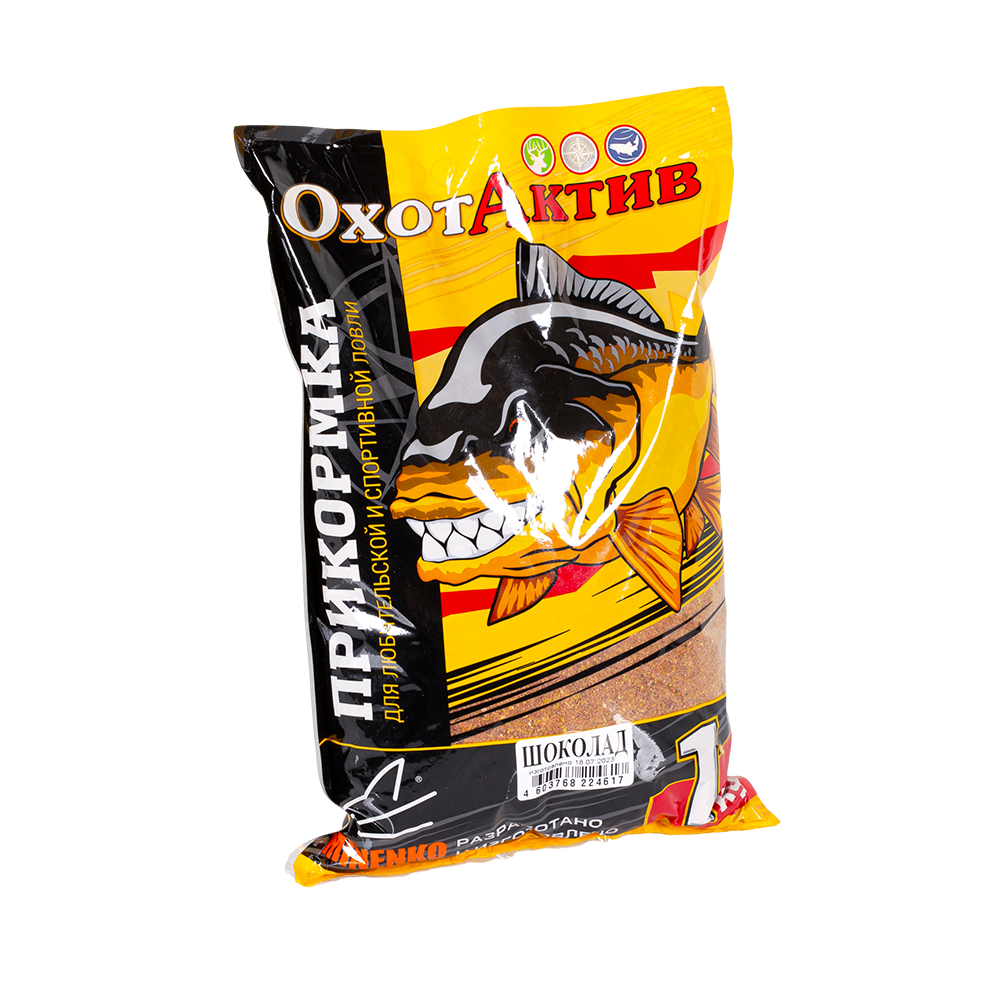 Прикормка «ОхотАктив» Шоколад (1кг) Classic. Фото №1 Прикормка «ОхотАктив» Шоколад (1кг) Classic. Фото №1