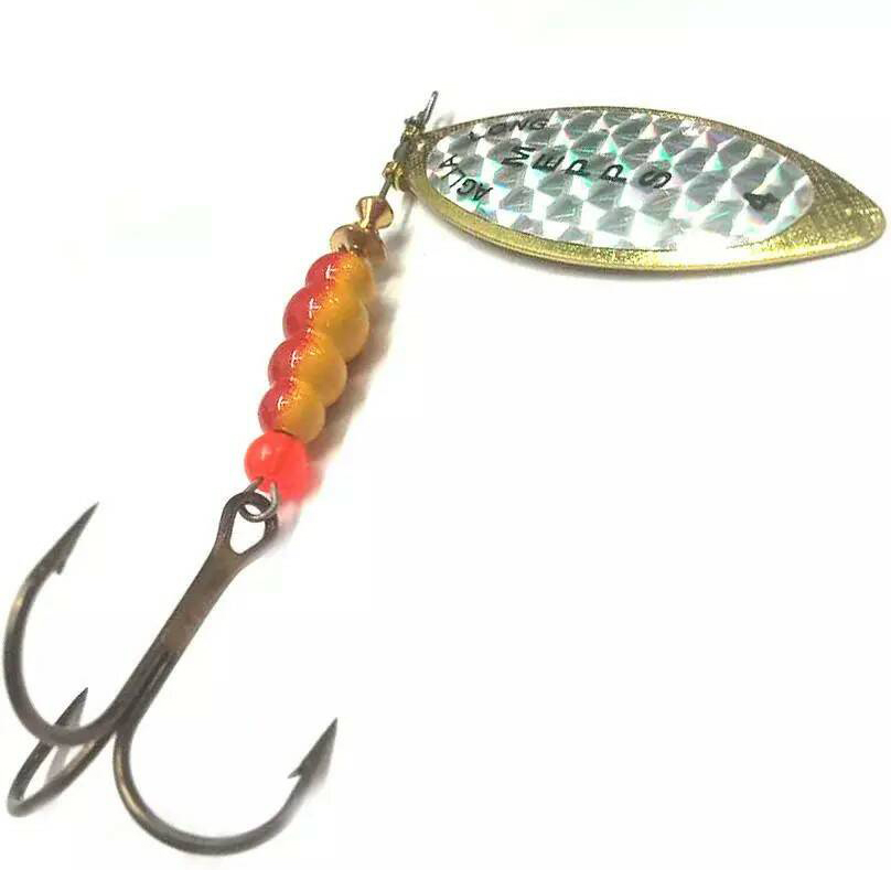 Блесна вращающаяся Mepps Aglia Long №4, 17гр, цвет (Gold) золото. Фото №2