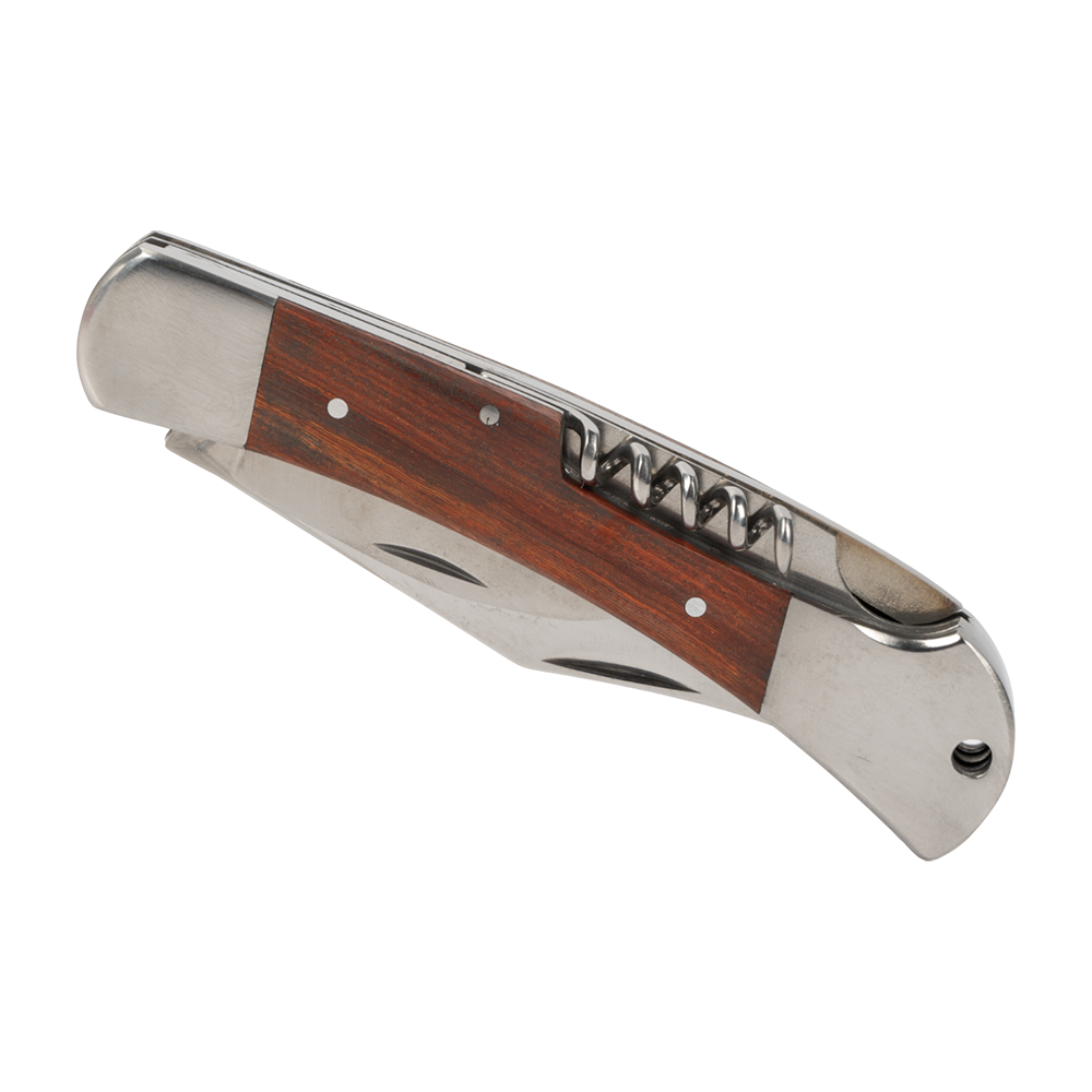 Нож складной "Мичман" LD359-525, клинок 65х13, рукоять металл, дерево (Ярхант). Фото №3