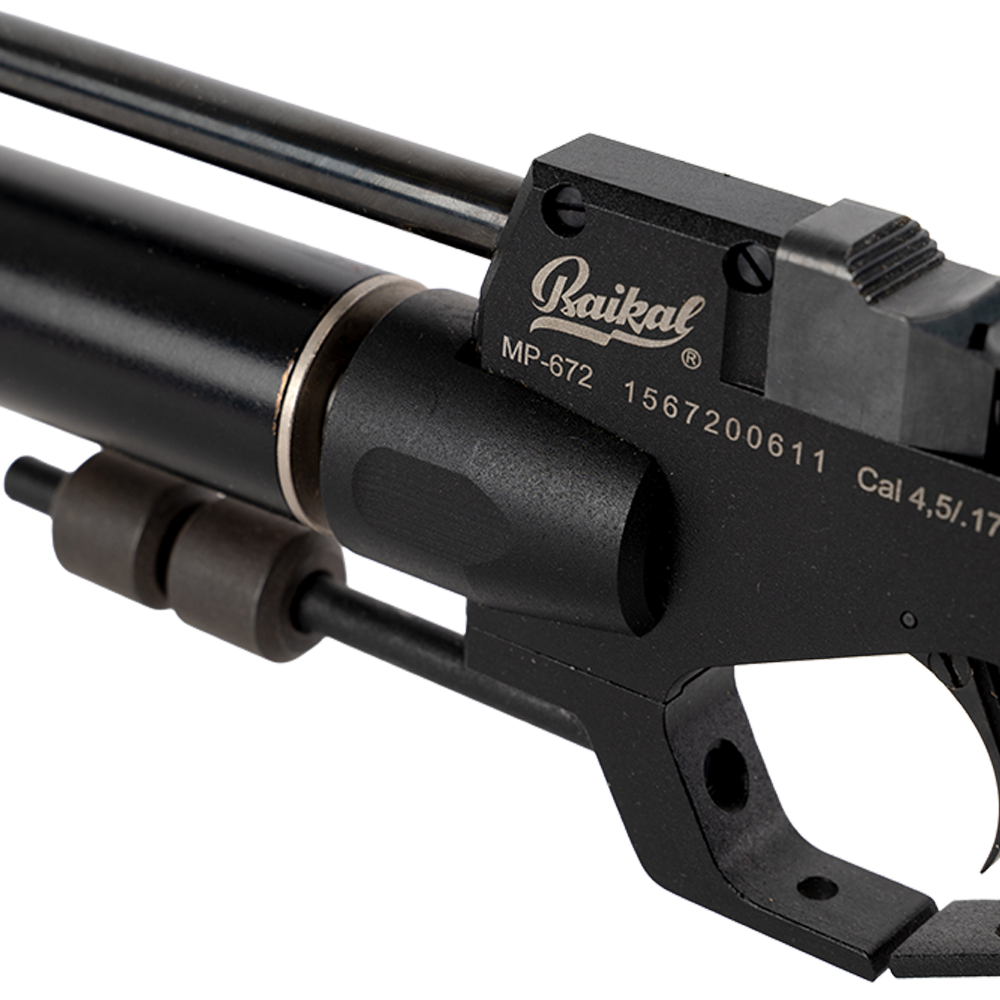 Пистолет пневматический МР-672-02 (спортивный с баллоном). Фото №10