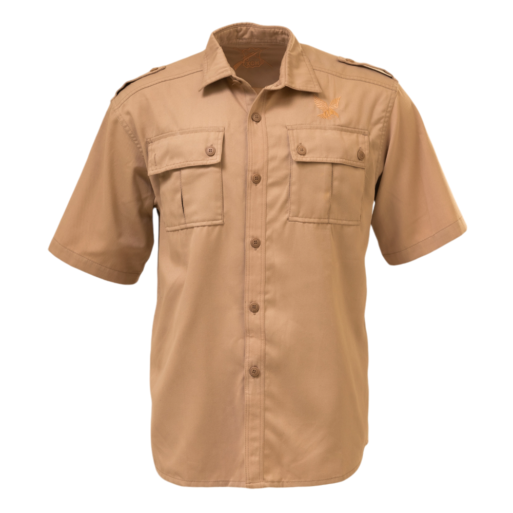 Рубашка, короткий рукав (сафари) р. 48/170-176_(ХСН). Фото №1