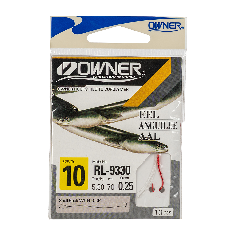 Крючок с поводком Owner RL-9330 10-0.25. Фото №1