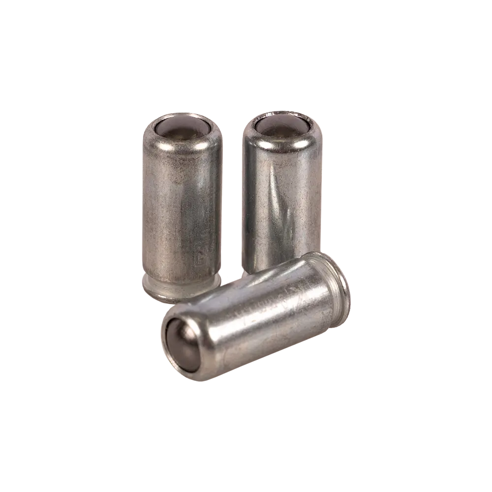 Патрон ООП Техкрим 9мм РА 60Дж с резиновой пулей Тренировочные ( в пачке 20 шт.) (в коробке 1600 шт.). Фото №4 Патрон ООП Техкрим 9мм РА 60Дж с резиновой пулей Тренировочные ( в пачке 20 шт.) (в коробке 1600 шт.). Фото №4