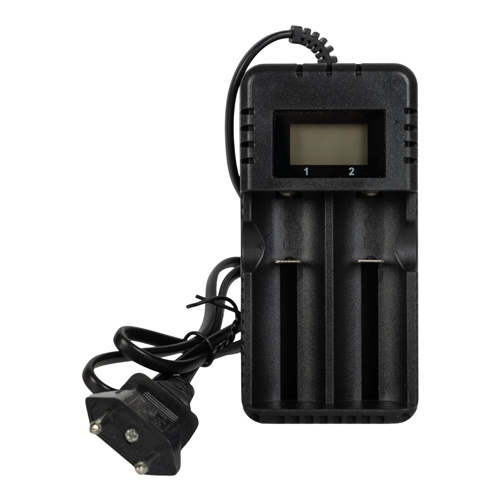 Зарядное устр. для аккум. фонаря универс. 220 В. 2 батареи . Фото №2