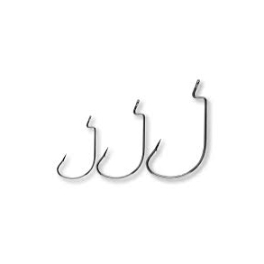 Крючки офсетные COBRA L-WORM серия 2312NSB размер 004 3шт. Фото №2