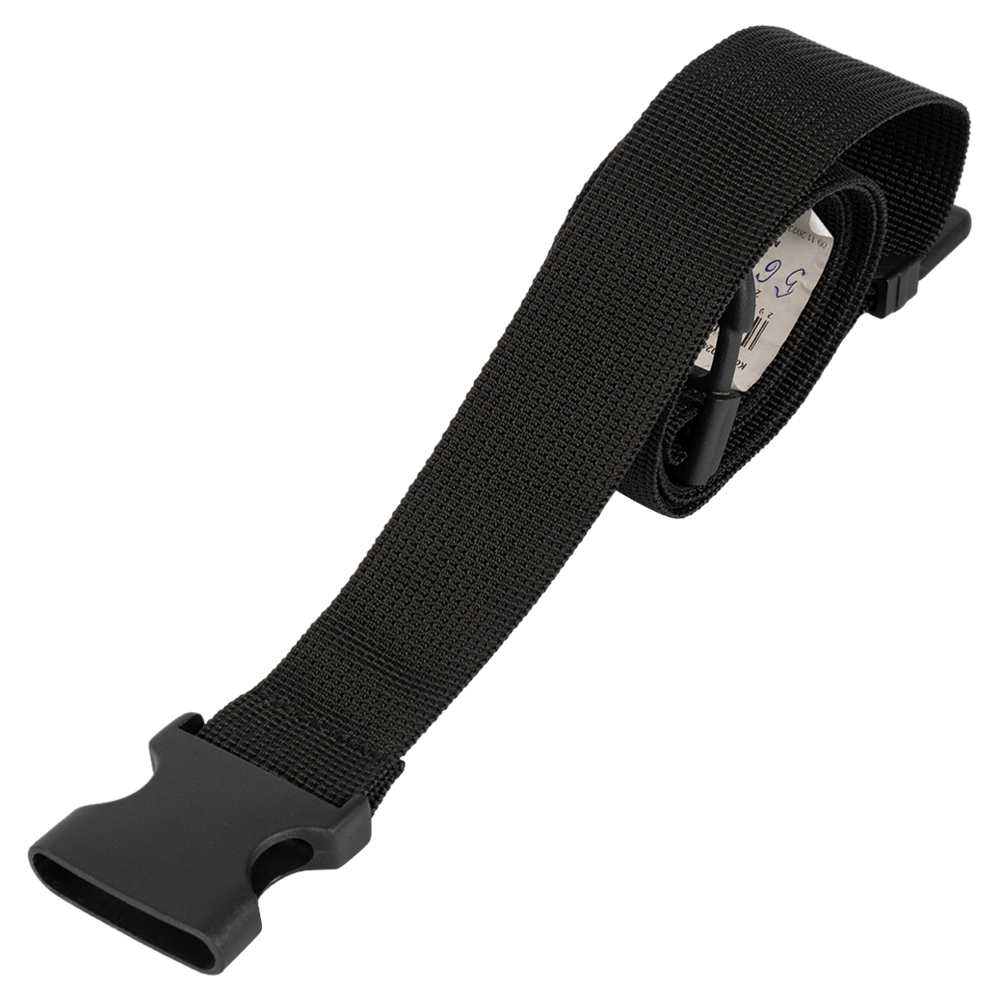 Ремень брючный, 40 мм черный (без логотипа, 145 см). Фото №2