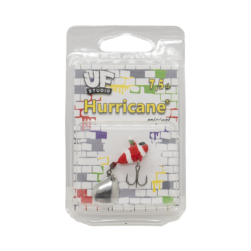 Тейл-спиннер UF Studio Hurricane 20мм, 7,5гр, цвет (Redhead). Фото №2