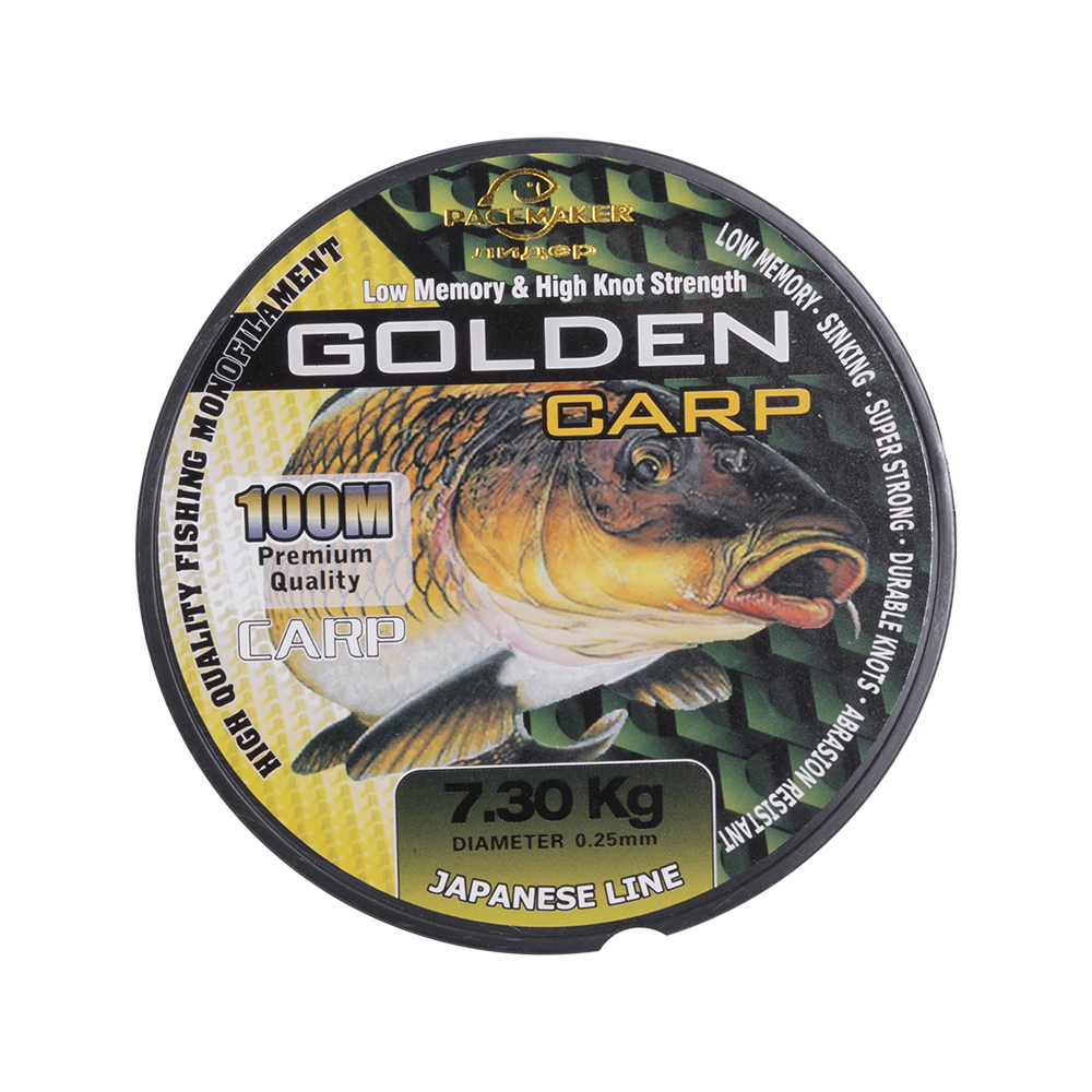 Леска монофильная "Golden Carp" 100m d 0.25. Фото №1