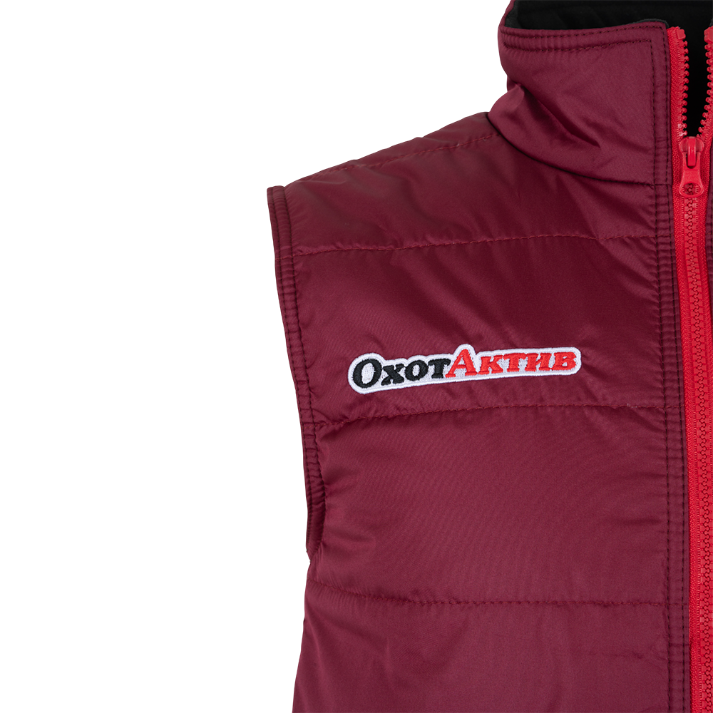 Жилет утеплённый мужской "ФРИСТАЙЛ", дюспо (красный) р. 40-42. Фото №2