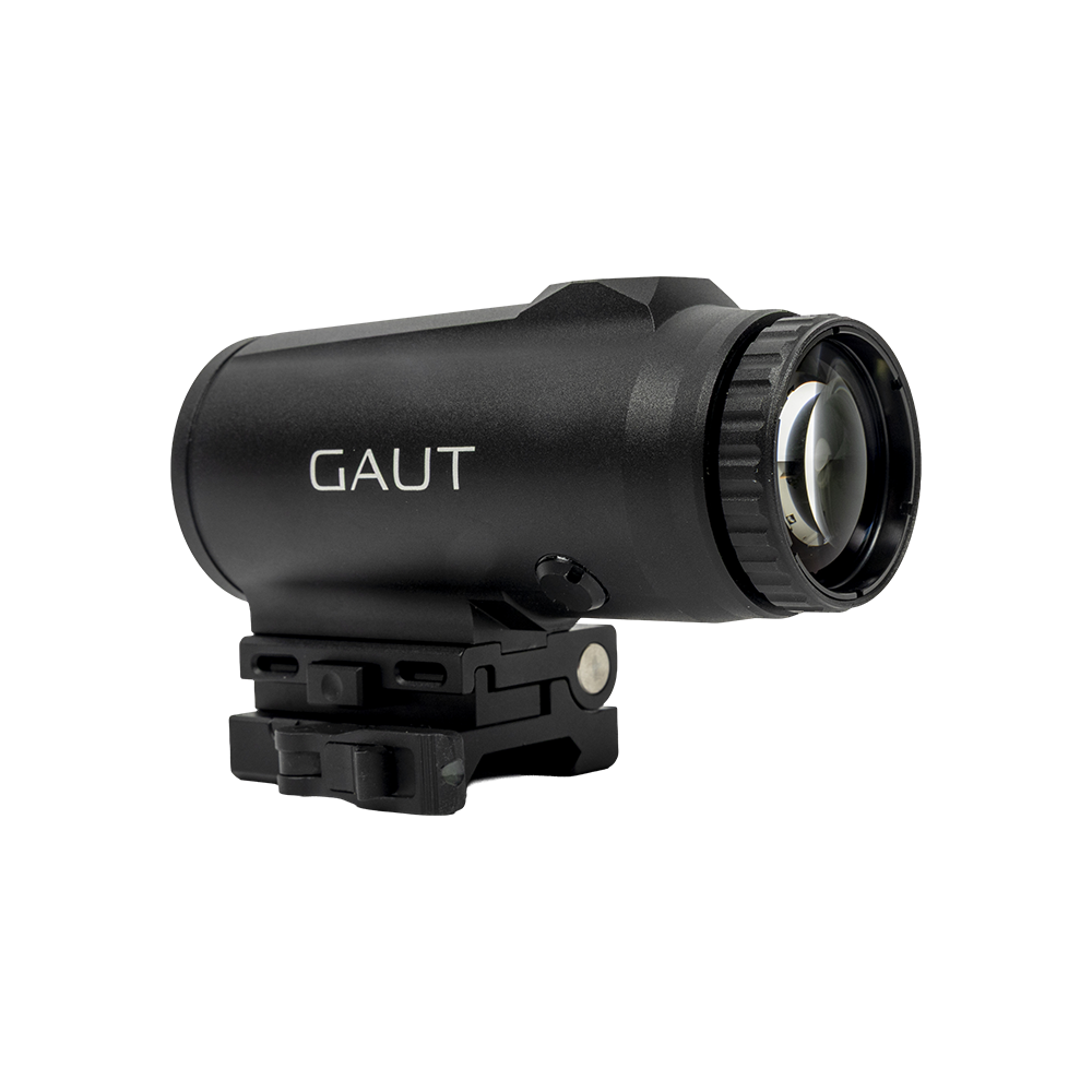 Увеличитель Gaut Garnet 5x30, откидной, быстросъёмный кронштейн на Picatinny. Фото №5