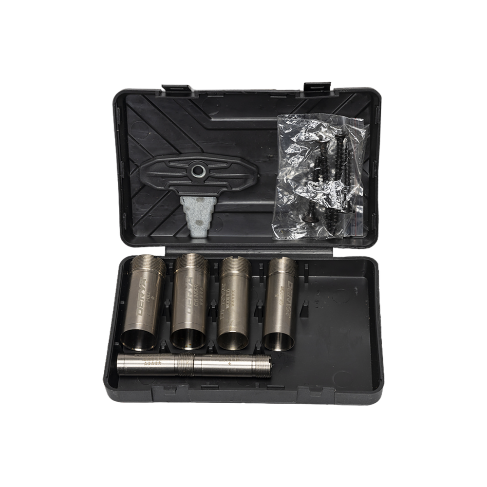 Ружье DERYA Single SS-TRI COMBO 12/76, 20/76, 410/76, L-560 (одноствольное, вентилируемая планка, пластик черный, набор чоков). Фото №7