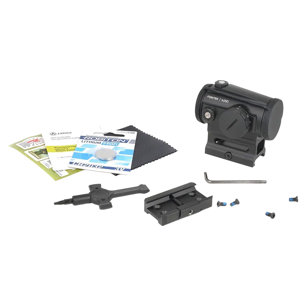 Коллиматорный прицел ARKON Pointer 1х25D. Фото №3