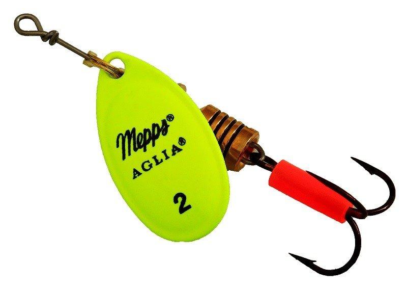 Блесна Mepps AGLIA FLUO CHARTREUSE №2. Фото №2
