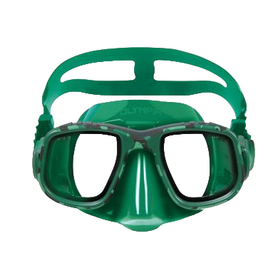 OM 603M Маска Olympia Mimetic Med - зеленый силикон. Фото №2 OM 603M Маска Olympia Mimetic Med - зеленый силикон. Фото №2