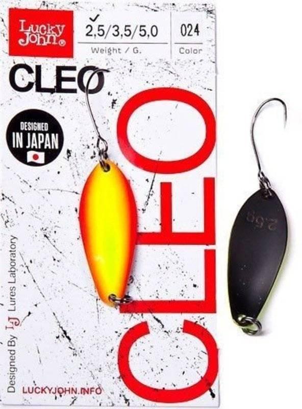 Блесна колеблющаяся Lucky John Cleo 34мм, 3,5гр, цвет (024). Фото №1