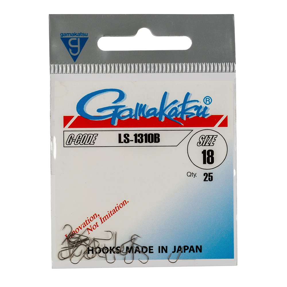 Крючок Gamakatsu Hook LS-1310B Brown №18. Фото №1