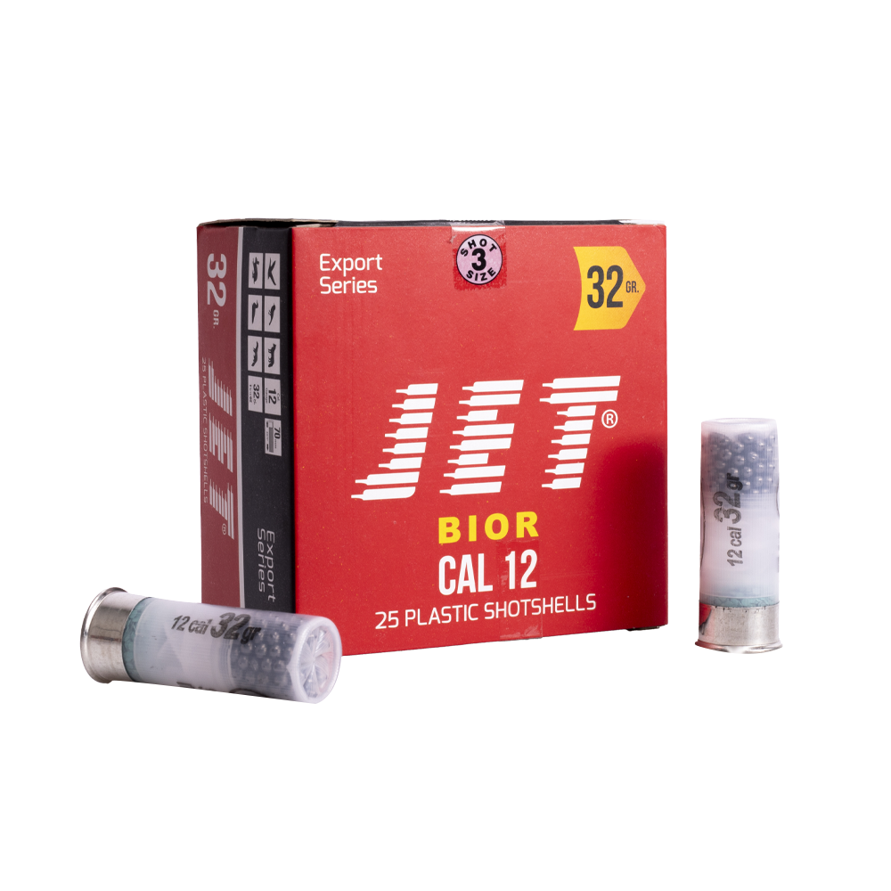 Патрон JET 12/70 Bior № 3 32гр (в пачке 25шт/короб.250шт). Фото №2