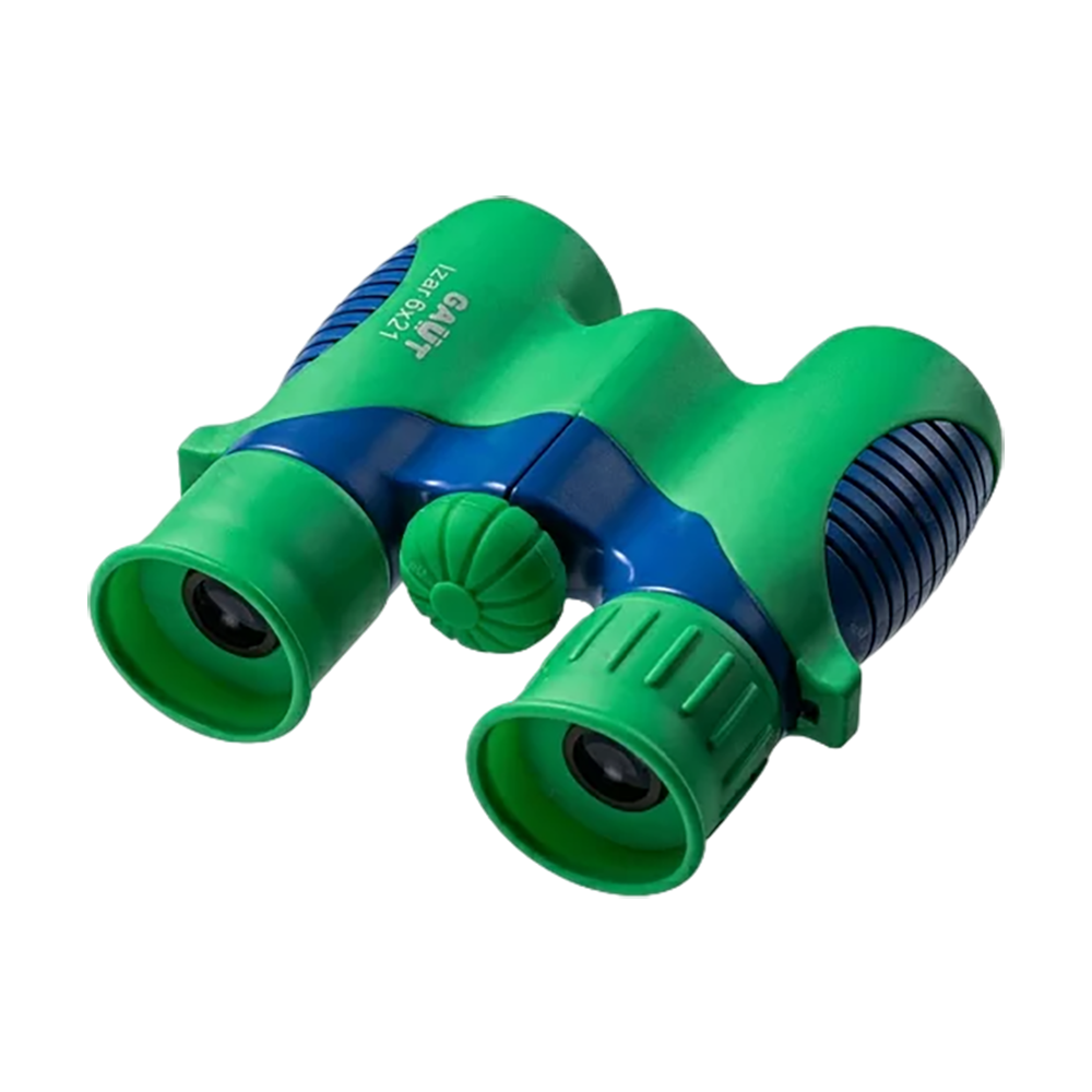 Бинокль GAUT Izar 6x21, Roof-призмы BK7 зеленый/голубой. Фото №3