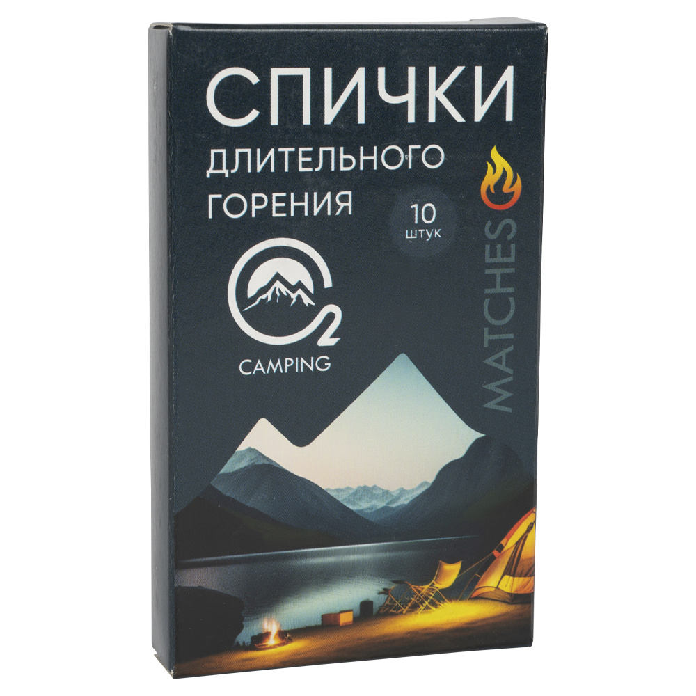 Спички O2 Camping company длительного горения (для туриста) 10 шт. Фото №1 Спички O2 Camping company длительного горения (для туриста) 10 шт. Фото №1