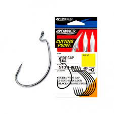 Крючок Owner офсетный Worm Widegap №2/0. Фото №1