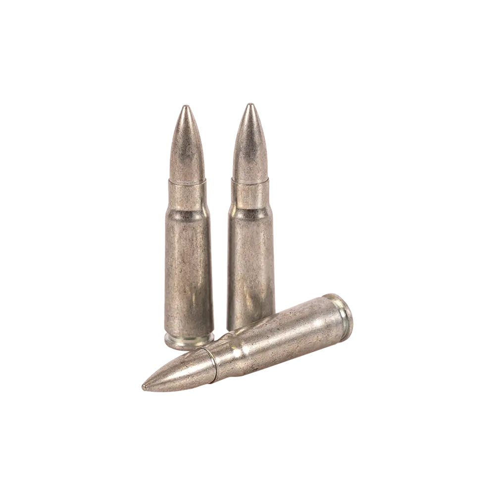 Патрон нарезной БПЗ калибр 7,62х39 FMJ Barnaul SILVER оцинкованная гильза 8,0 гр.(в пачке 20 шт.)(в кор 500). Фото №5