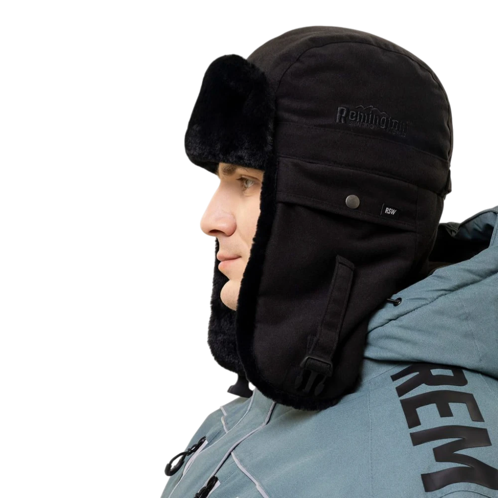 Шапка ушанка Remington Disguise Black, р. L-XL. Фото №7