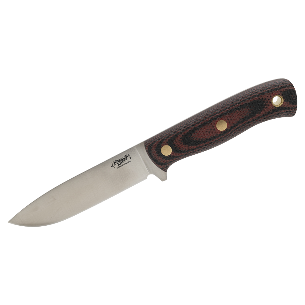 Нож Южный крест Скаут L, клинок К110, рукоять микарта. Фото №1