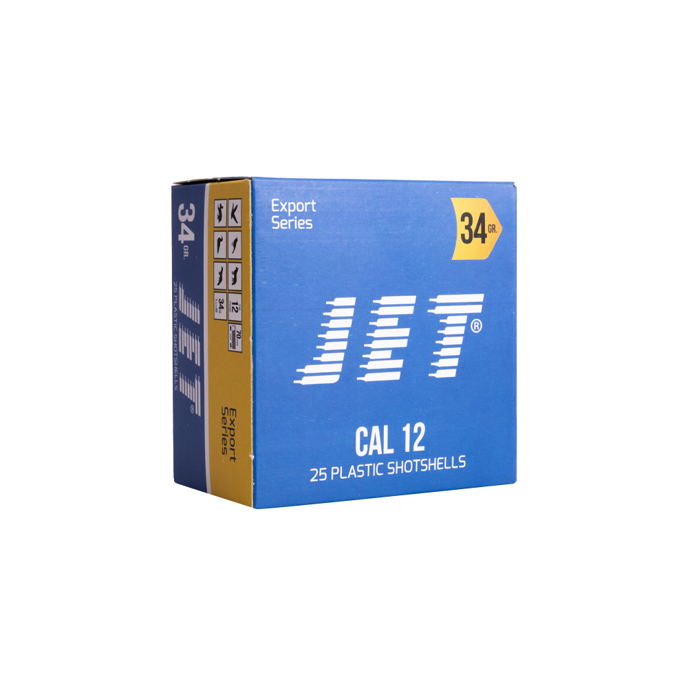 Патрон JET 12/70 № 02(00) 34гр (в пачке 25шт/короб.250шт). Фото №1