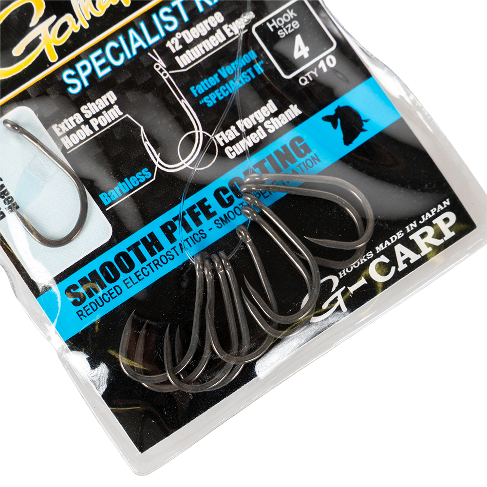 Крючок Gamakatsu G-Carp Specialist RX BL Grey №4. Фото №2