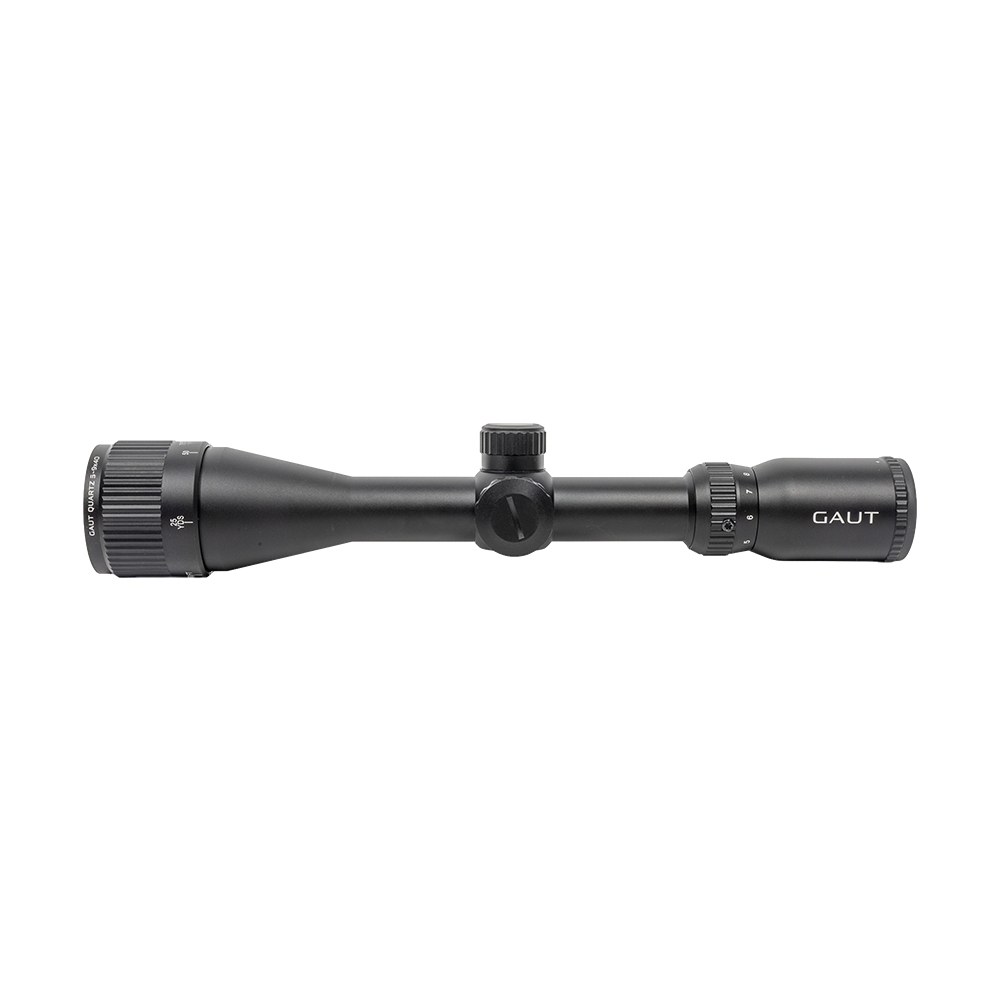 Прицел оптический GAUT Quartz 3-9x40 AOпаралл.сетка2(Mil-Dot)SFPподсв.красн25,4мм.попр1/4МОА+кольца. Фото №1