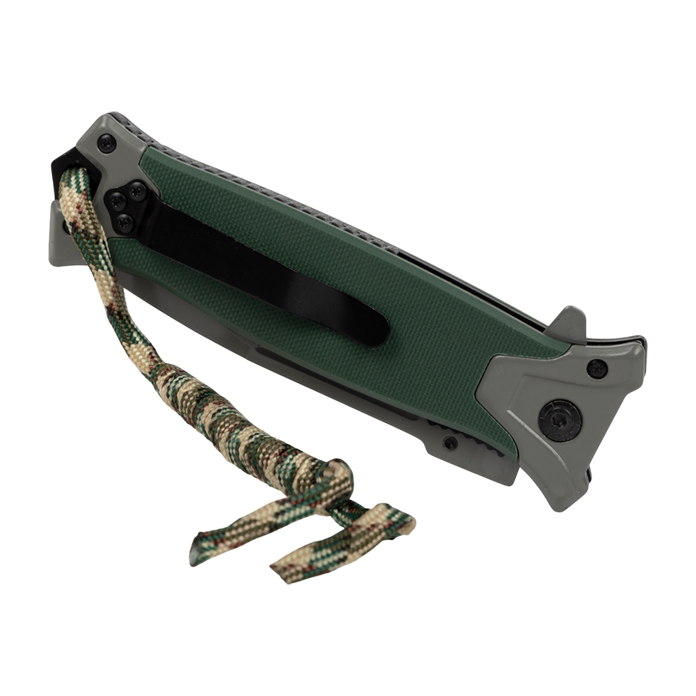 Нож туристический "Browning" 364G, клинок нержавеющая сталь , рукоять G10 (зеленый) (Ярхант). Фото №1