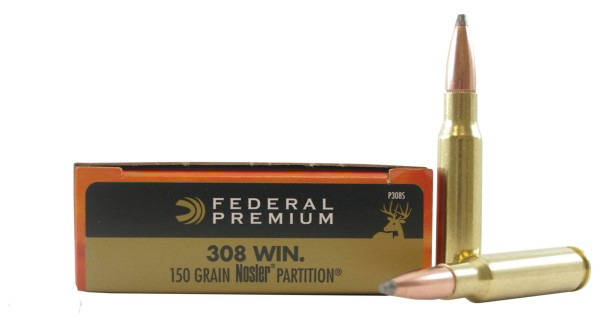 Патрон нарезной FEDERAL калибр 308 WIN Nosler Partit 11,7 гр. 180 grn. (в пачке 20 шт.). Фото №3
