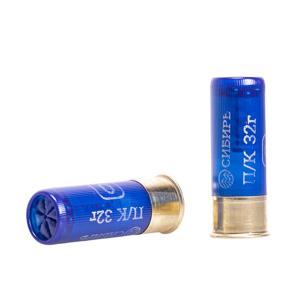 Патрон СИБИРЬ PREMIUM 12/70 охотничий дробовой 32г №0 (пачка 25 шт) (в коробке 250шт). Фото №2