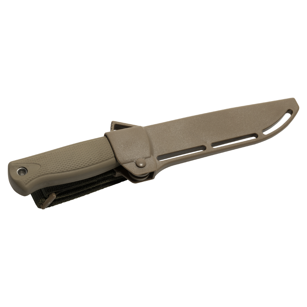 Нож Кизляр "Otus" (рукоять эластрон), цвет: пустынный. Фото №1 Нож Кизляр "Otus" (рукоять эластрон), цвет: пустынный. Фото №1