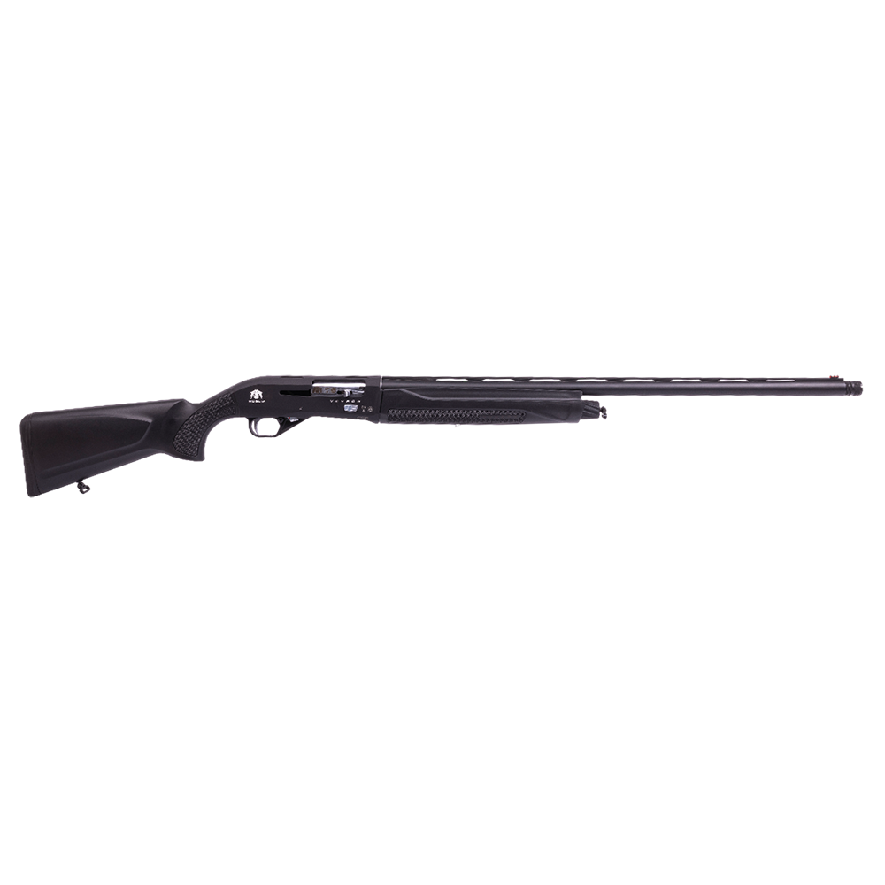 Ружье HUGLU VEYRON SYNTHETIC BLACK , 4+1, калибр 12x76, 710мм, 5 см.ч., ключ, кейс. Фото №1